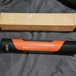 Cyberpower Gaming Mousepad - Black and Orange NEW MO 101